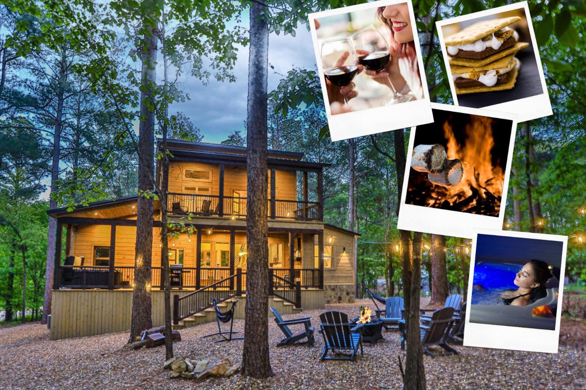 Lux,Hot Tub,Atv,Hiking,Pickleball,Firepit,Arcade Broken Bow Extérieur photo