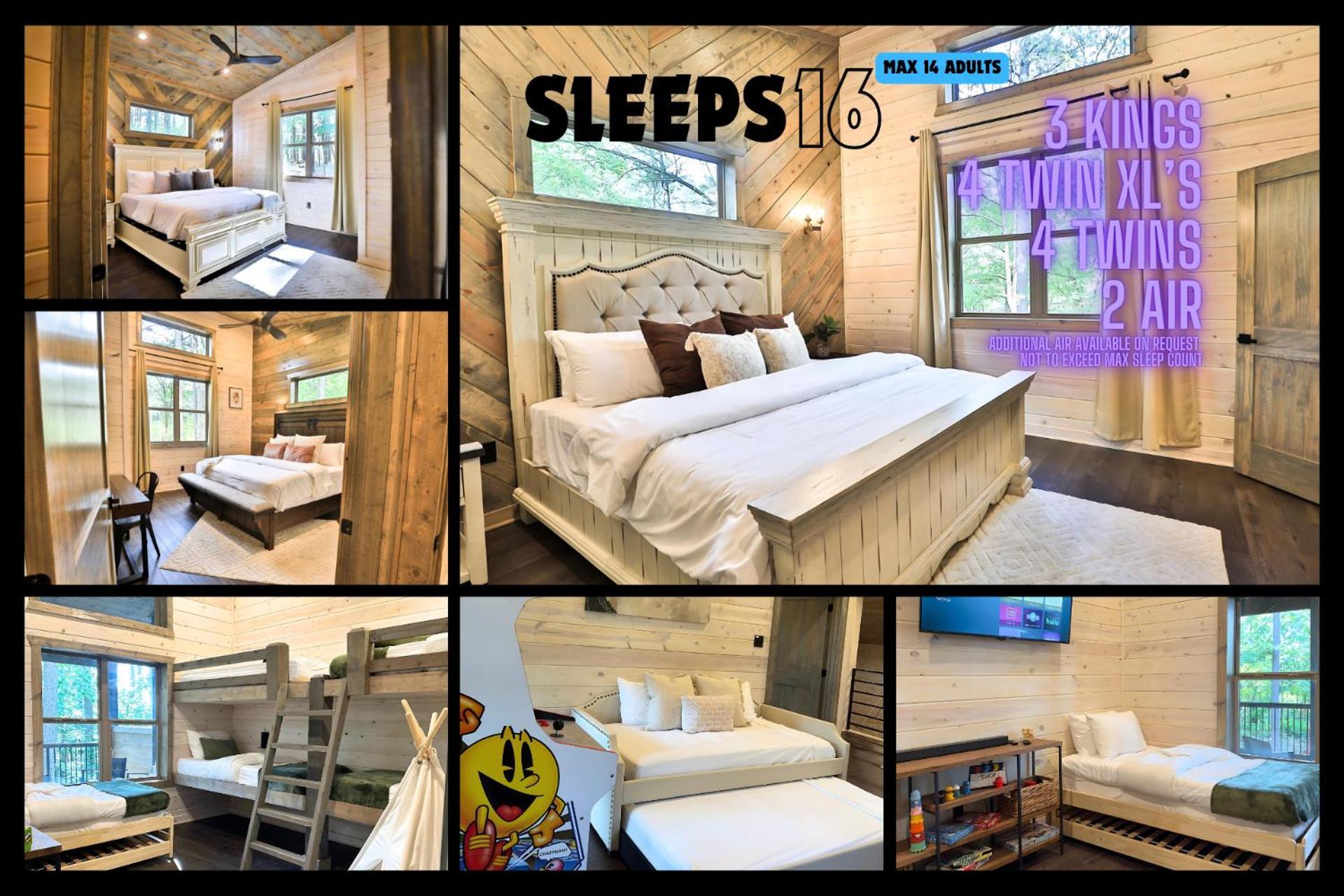 Lux,Hot Tub,Atv,Hiking,Pickleball,Firepit,Arcade Broken Bow Extérieur photo