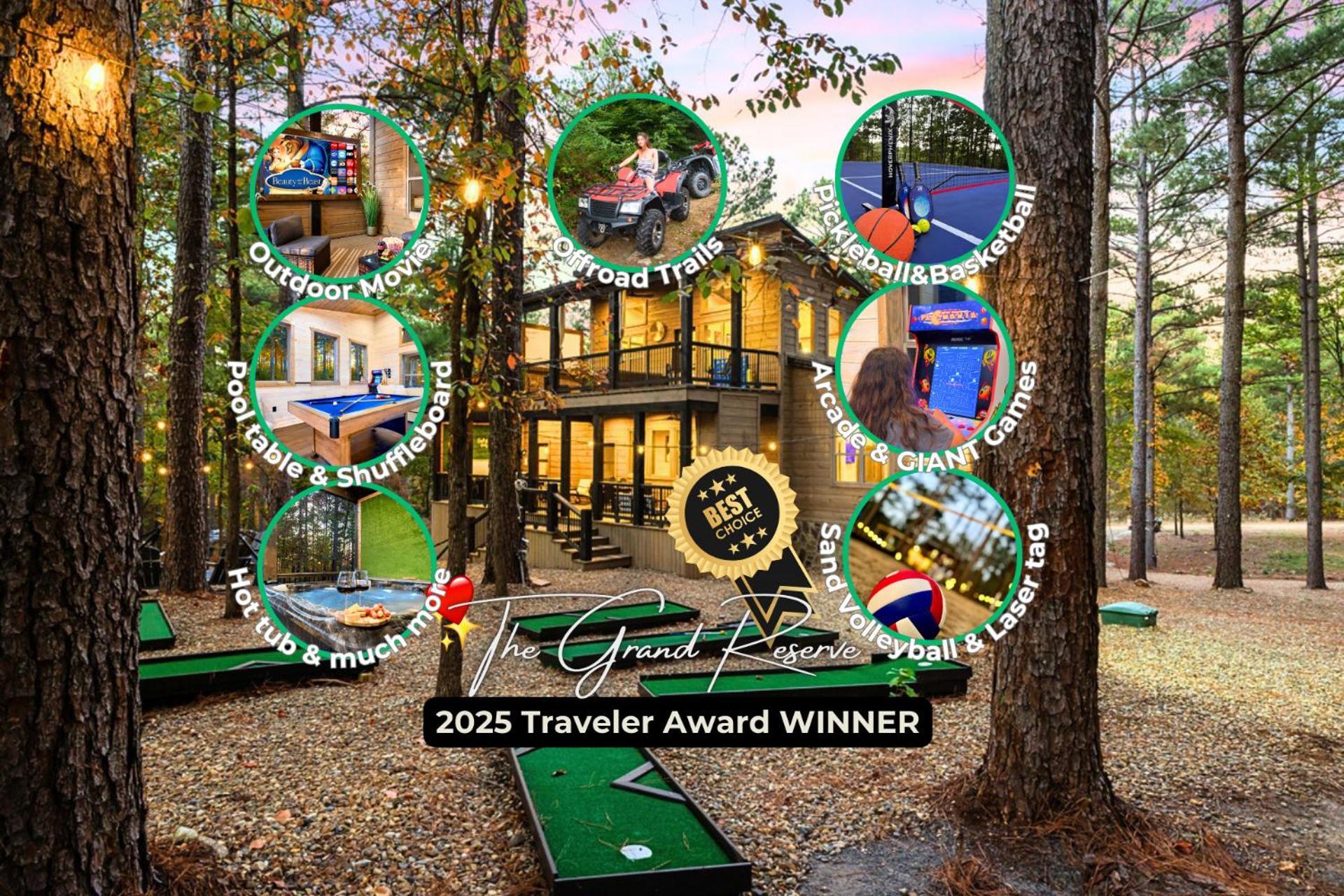 Lux,Hot Tub,Atv,Hiking,Pickleball,Firepit,Arcade Broken Bow Extérieur photo